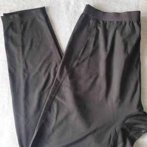 Men's Stretch Long Under Pants Base Layer Black